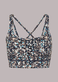 Speckled Crossback Sports Bra